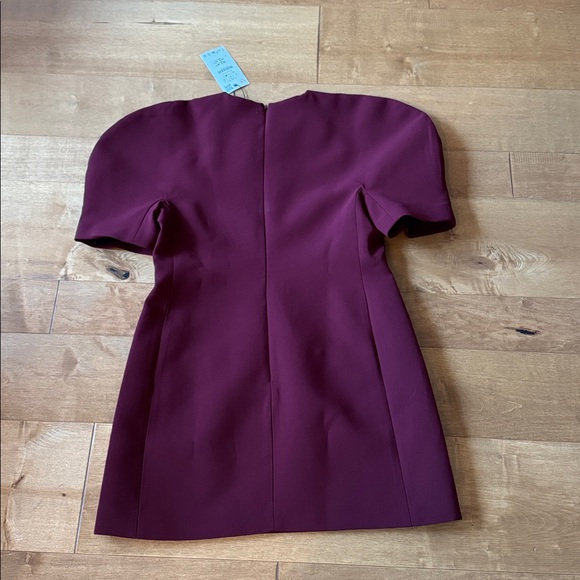 Zara Rich Burgundy Dress!New! - Picture 4 of 6
